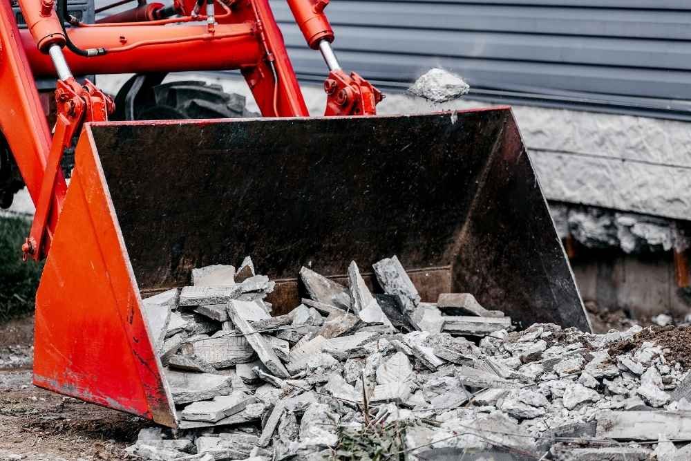 construction debris disposal in Newfoundland, PA